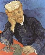 Vincent Van Gogh Portrait of Doctor Gacher (mk09) oil painting on canvas